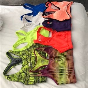 8 Sports Bras- 6 Nike, 1 Adidas, 1 VS